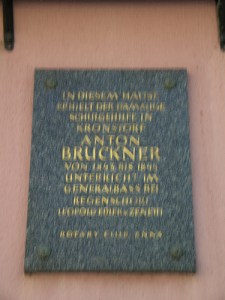 Enns, placque on Bruckner house.JPG