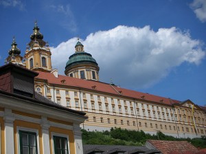 Melk, Abbey view.JPG