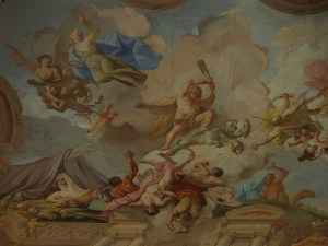 Melk abbey, ceiling detail.JPG