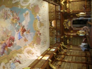 Melk abbey, library.JPG